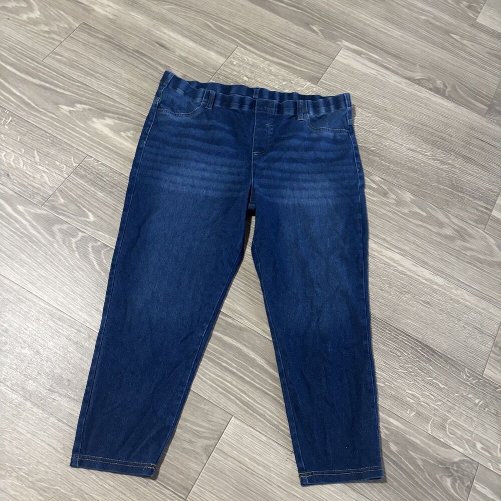 Serra Pull On High Rise Straight Leg Capris Size XL